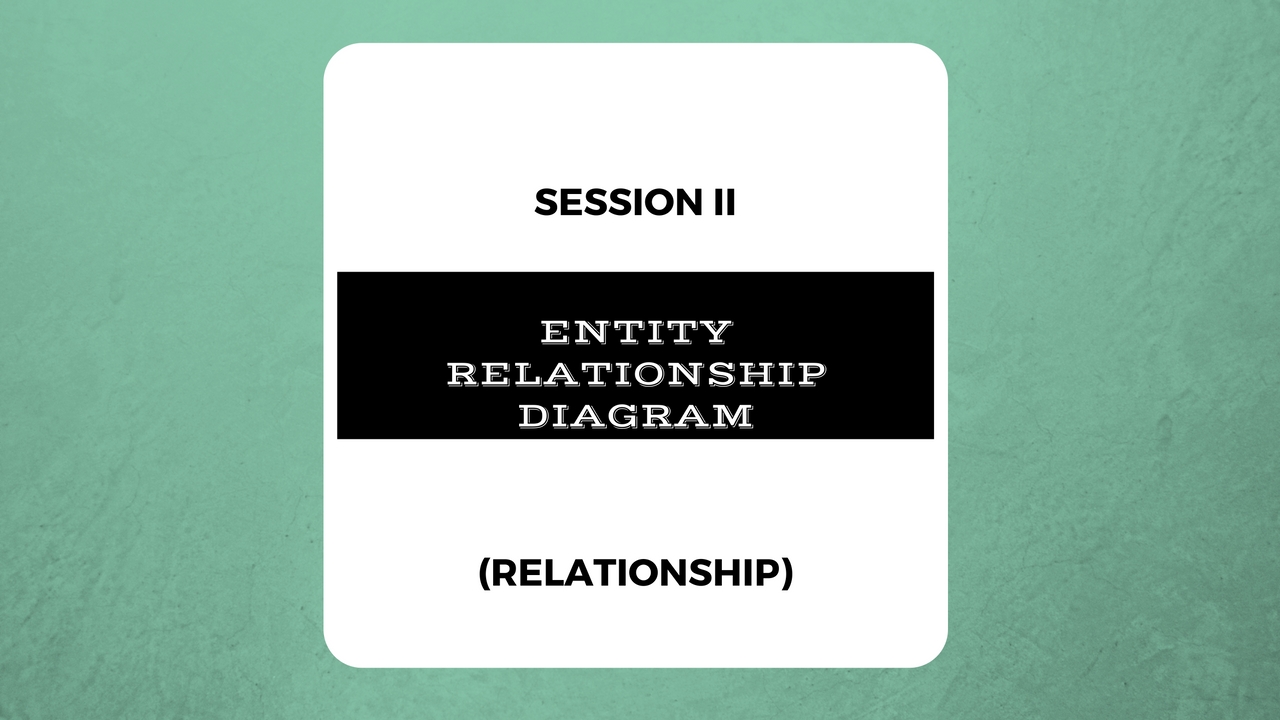 Entity Relationship diagram
